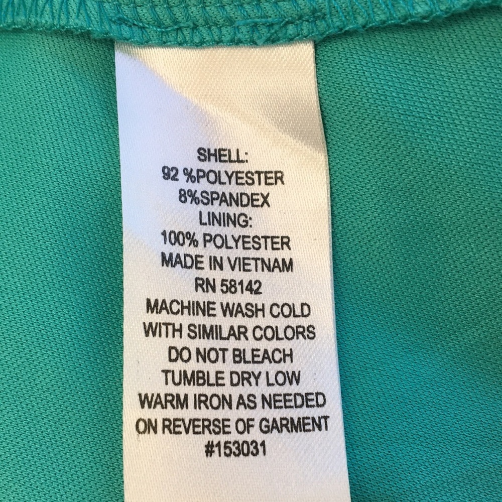 London Style Collection Eyelet Dot Pattern Mint Green Midi Dress Size 14 - Picture 8 of 8